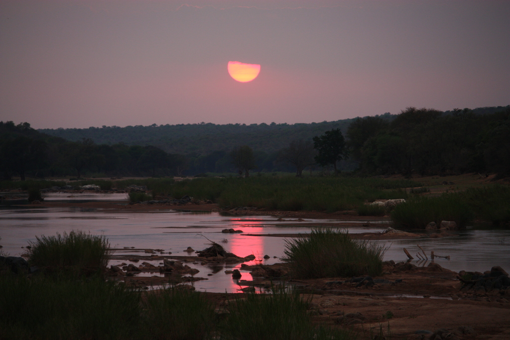 Sunset river 